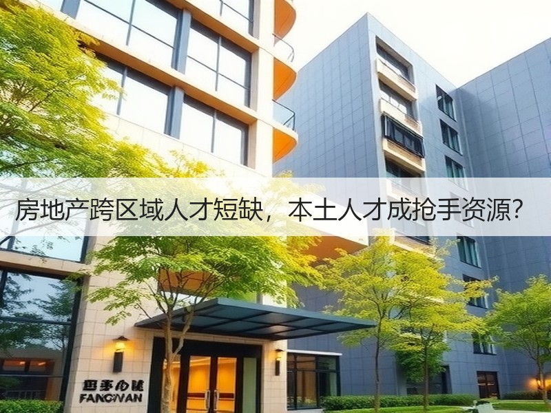 房地产跨区域人才短缺，本土人才成抢手资源