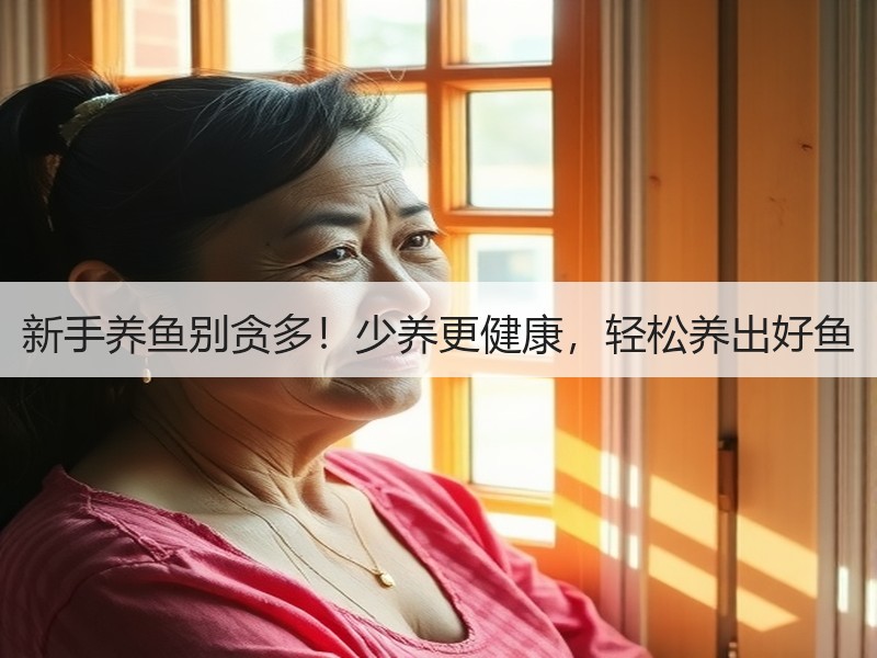 新手养鱼别贪多！少养更健康，轻松养出好鱼