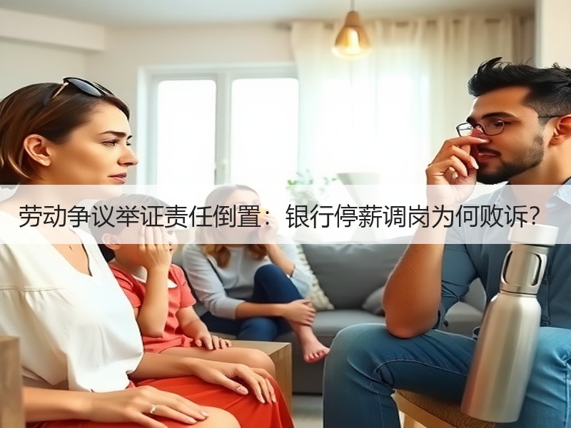 劳动争议举证责任倒置：银行停薪调岗为何败