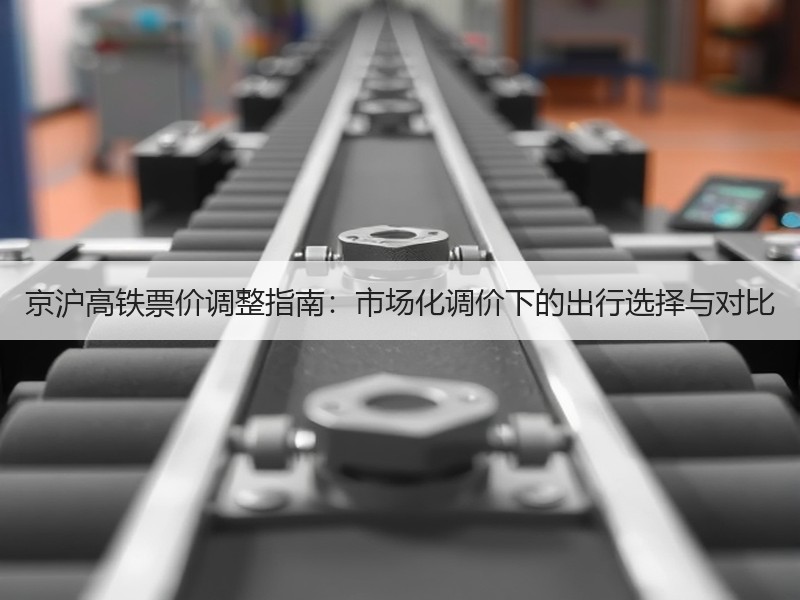 京沪高铁票价调整指南：市场化调价下的出行