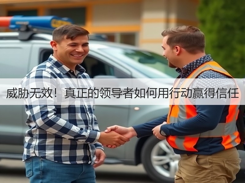 威胁无效！真正的领导者如何用行动赢得信任