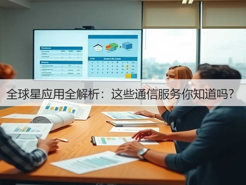 全球星应用全解析：这些通信服务你知道吗？