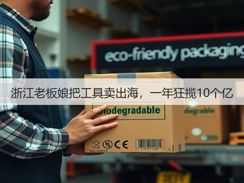浙江老板娘把工具卖出海，一年狂揽10个亿