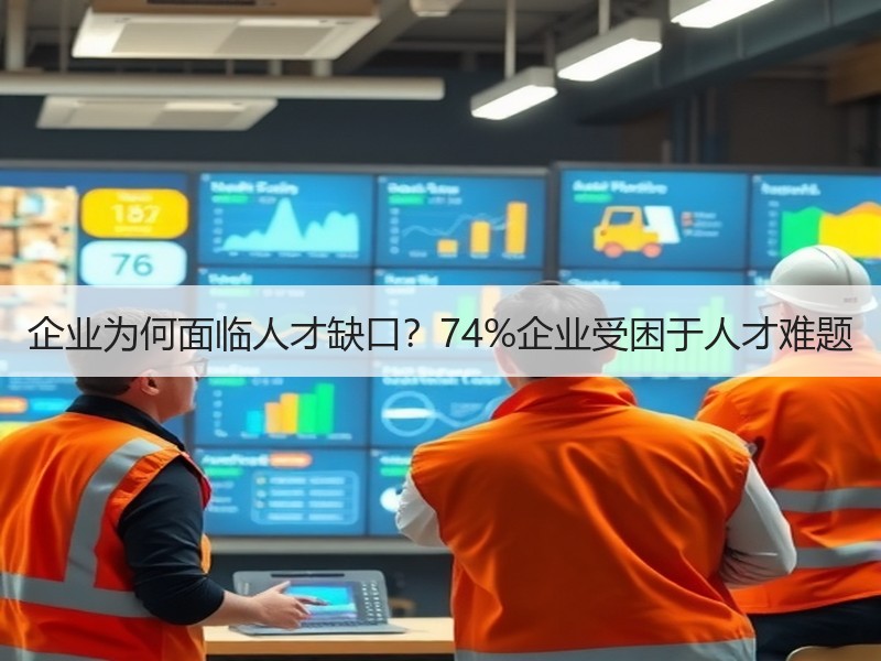 企业为何面临人才缺口？74%企业受困于人