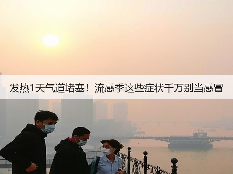 发热1天气道堵塞！流感季这些症状千万别当