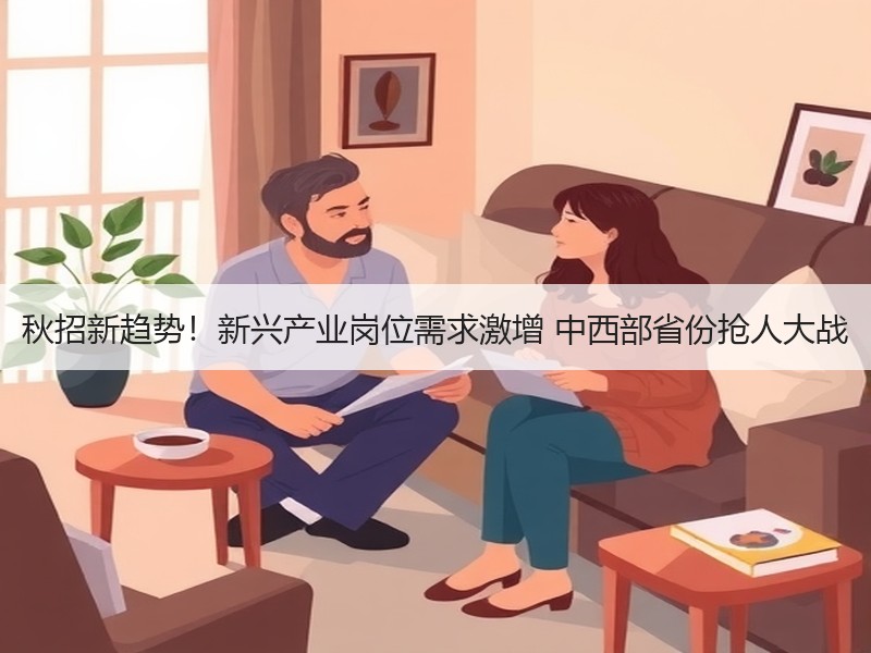秋招新趋势！新兴产业岗位需求激增 中西部