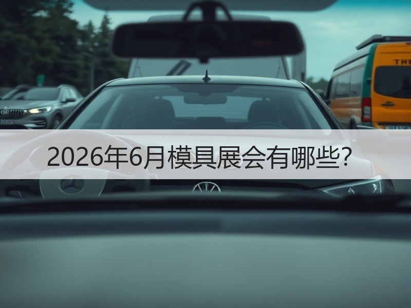 2026年6月模具展会有哪些？