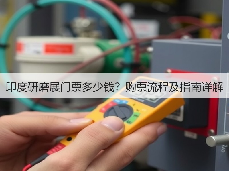 印度研磨展门票多少钱？购票流程及指南详解