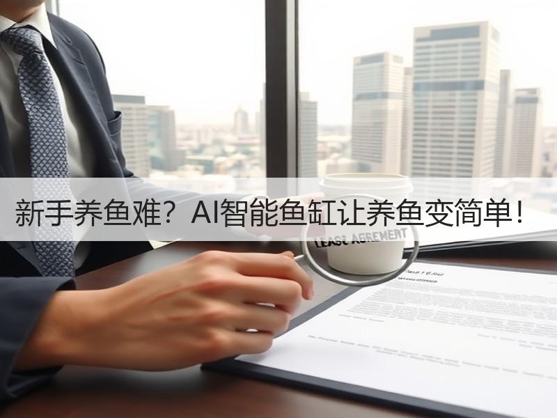 新手养鱼难？AI智能鱼缸让养鱼变简单！