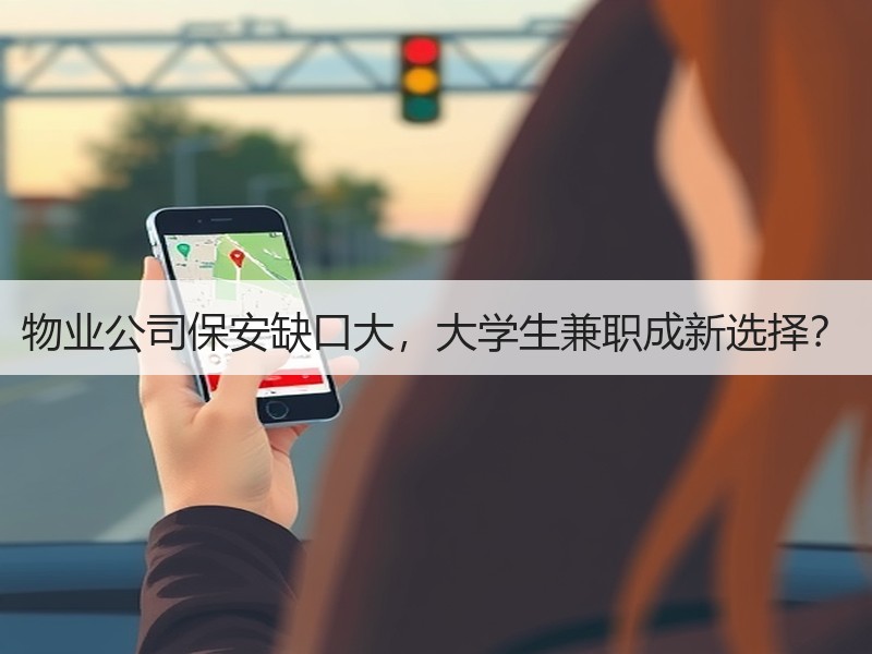 物业公司保安缺口大，大学生兼职成新选择？