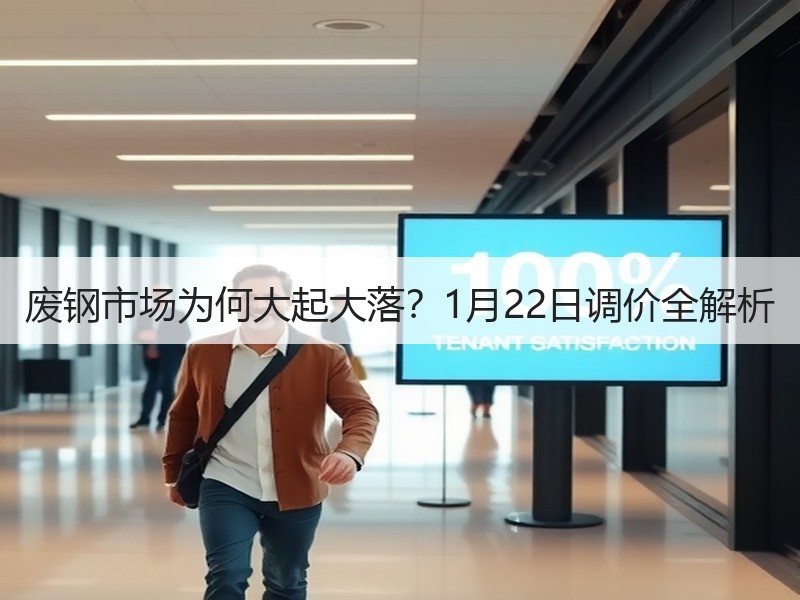 废钢市场为何大起大落？1月22日调价全解
