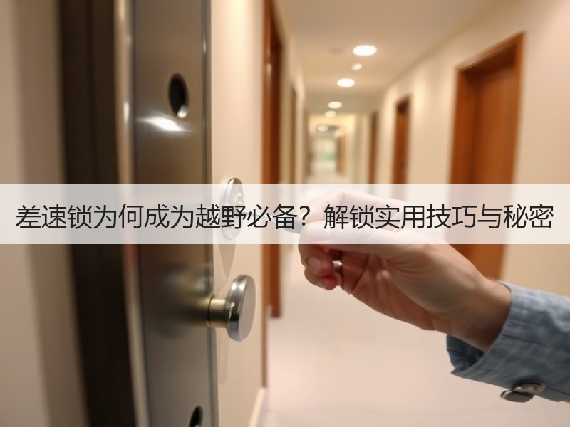 差速锁为何成为越野必备？解锁实用技巧与秘