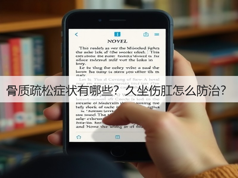 骨质疏松症状有哪些？久坐伤肛怎么防治？