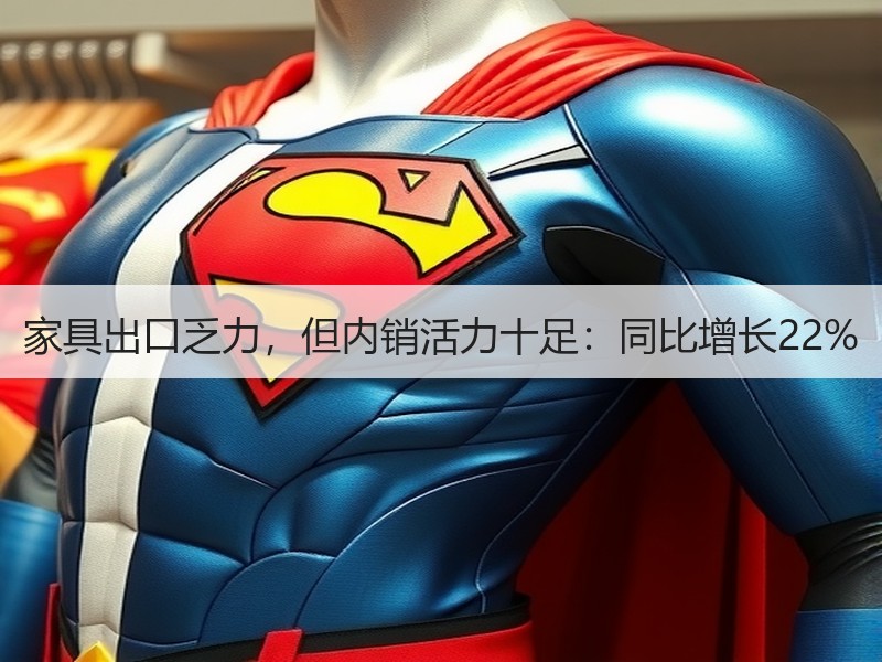 家具出口乏力，但内销活力十足：同比增长2