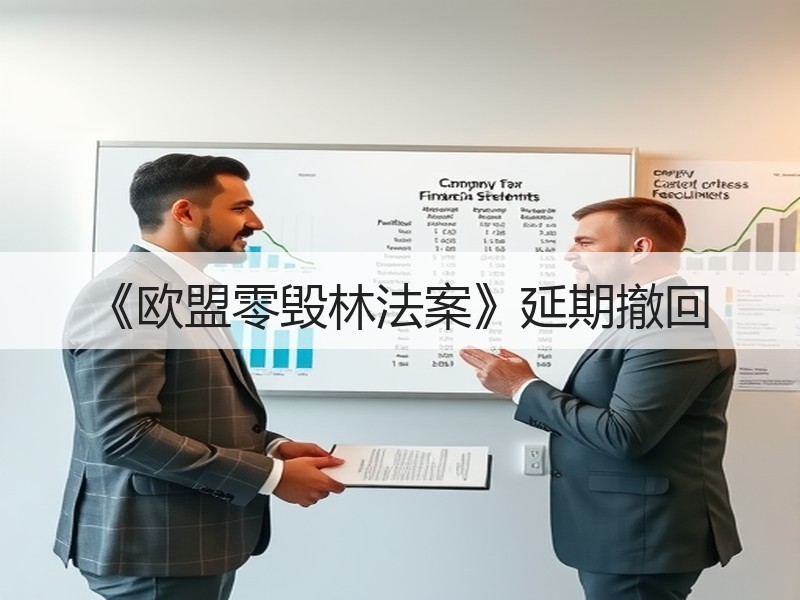 《欧盟零毁林法案》延期撤回
