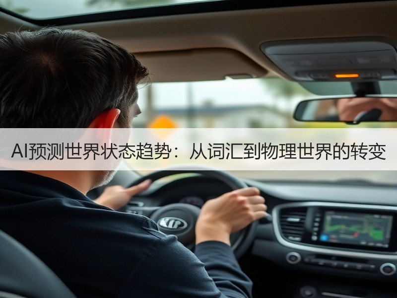 AI预测世界状态趋势：从词汇到物理世界的