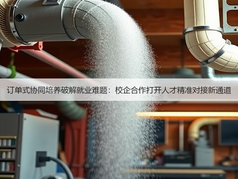 订单式协同培养破解就业难题：校企合作打开