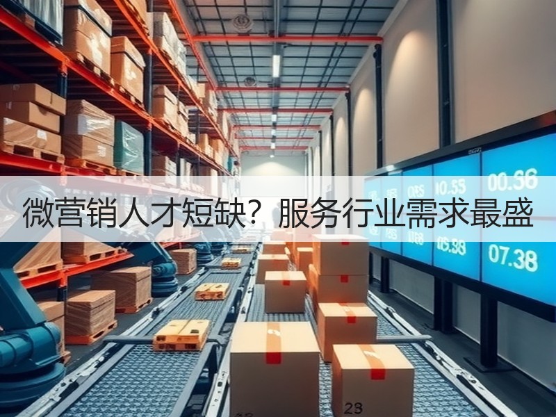 微营销人才短缺？服务行业需求最盛