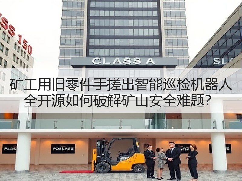 矿工用旧零件手搓出智能巡检机器人 全开源