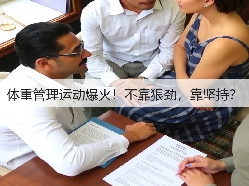体重管理运动爆火！不靠狠劲，靠坚持？