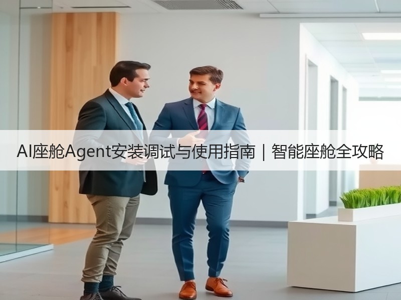 AI座舱Agent安装调试与使用指南｜智