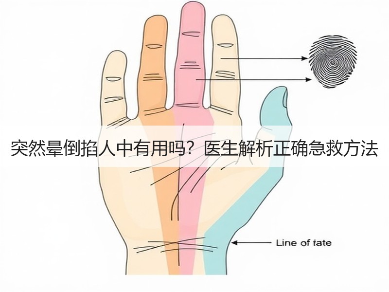突然晕倒掐人中有用吗？医生解析正确急救方