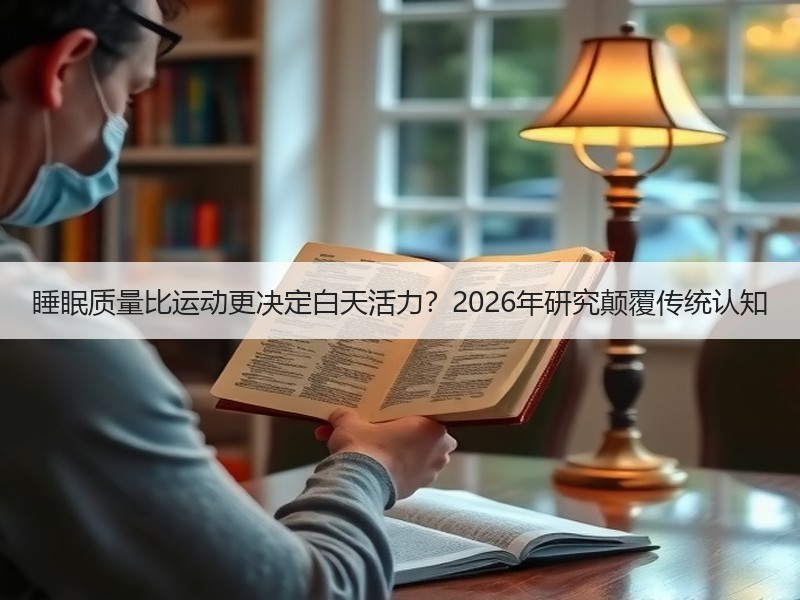 睡眠质量比运动更决定白天活力？2026年