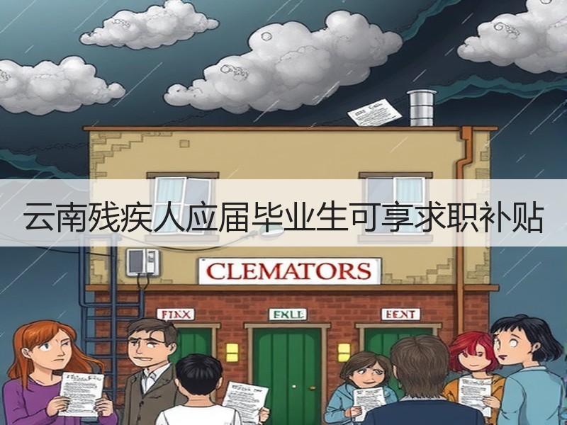 云南残疾人应届毕业生可享求职补贴