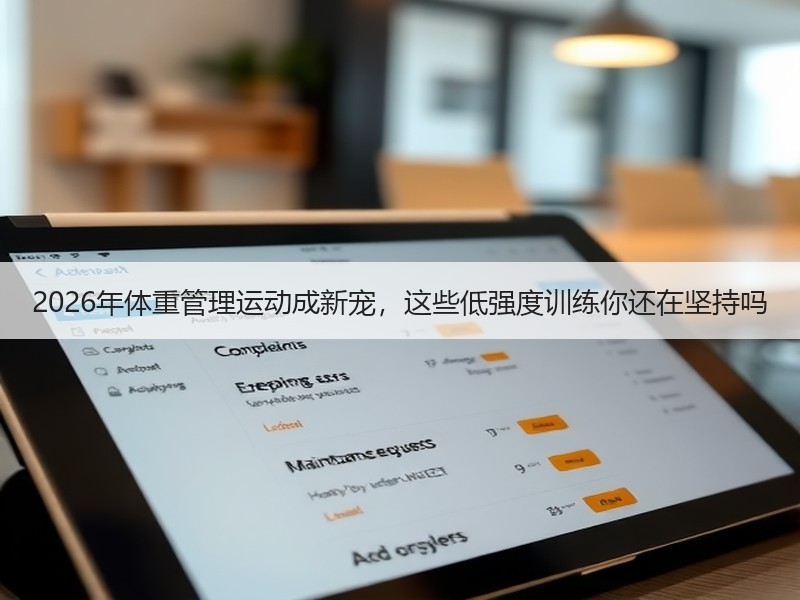 2026年体重管理运动成新宠，这些低强度