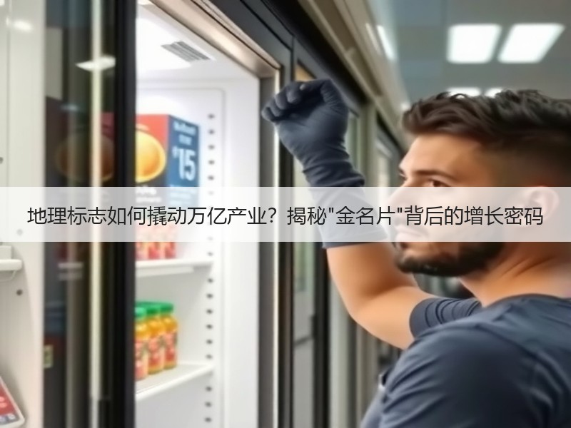 地理标志如何撬动万亿产业？揭秘