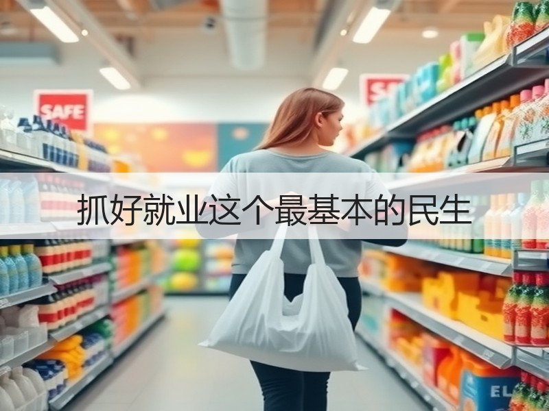抓好就业这个最基本的民生