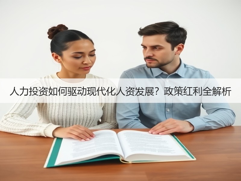 人力投资如何驱动现代化人资发展？政策红利