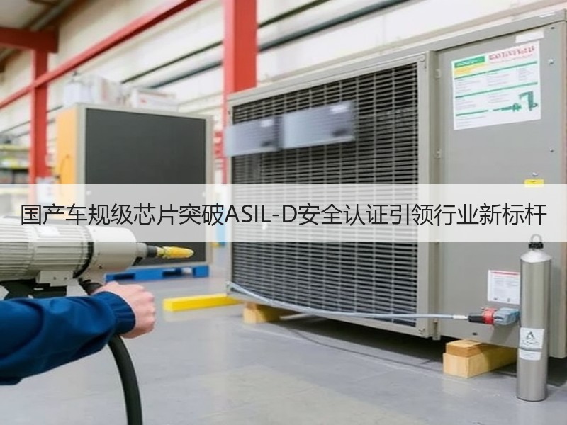 国产车规级芯片突破ASIL-D安全认证引