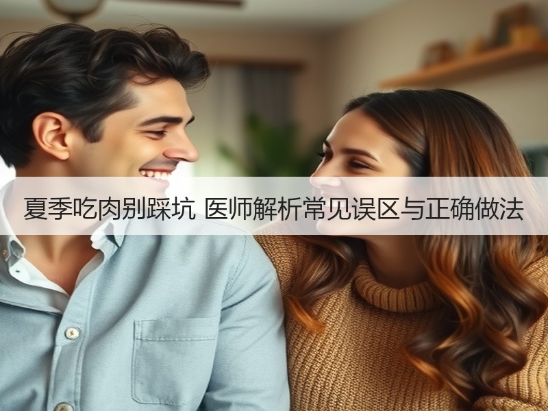 夏季吃肉别踩坑 医师解析常见误区与正确做