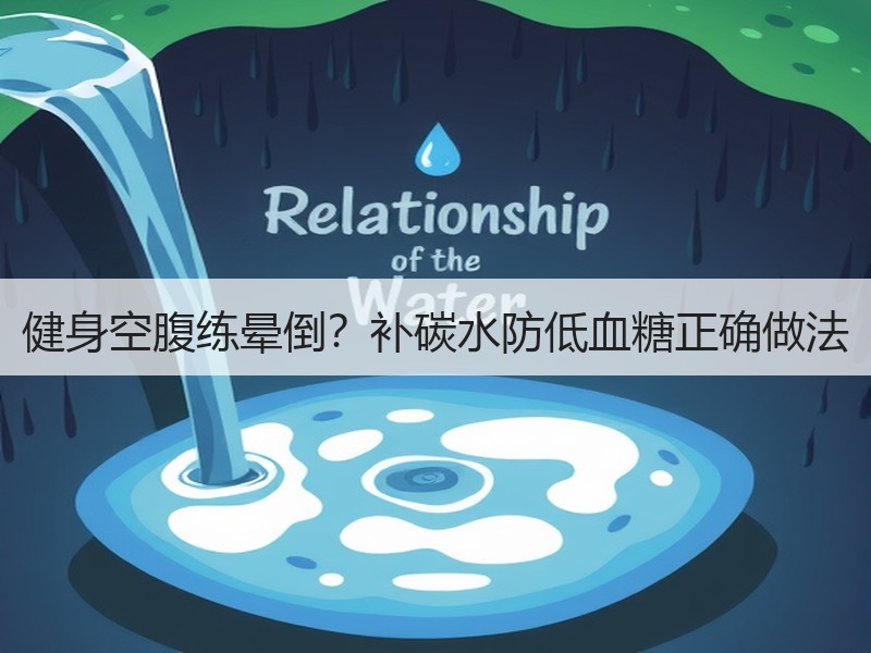 健身空腹练晕倒？补碳水防低血糖正确做法