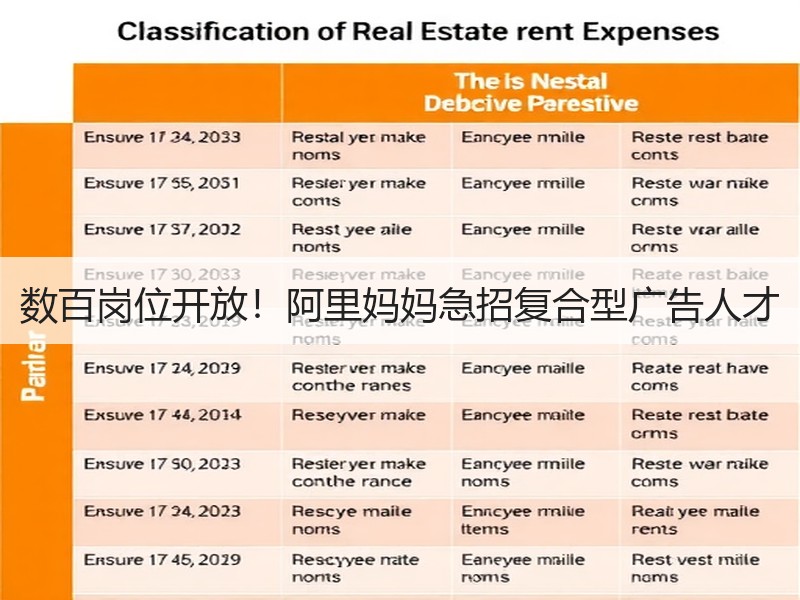 数百岗位开放！阿里妈妈急招复合型广告人才