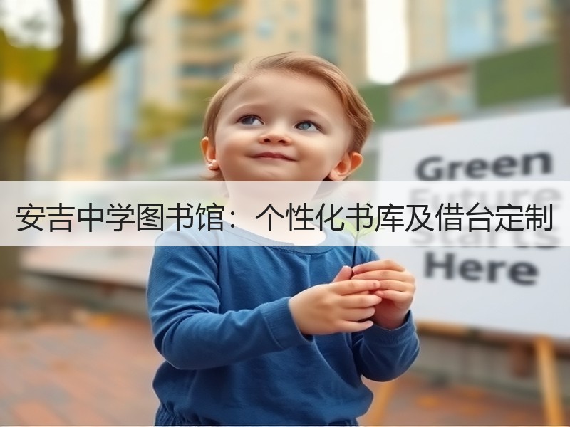 安吉中学图书馆：个性化书库及借台定制