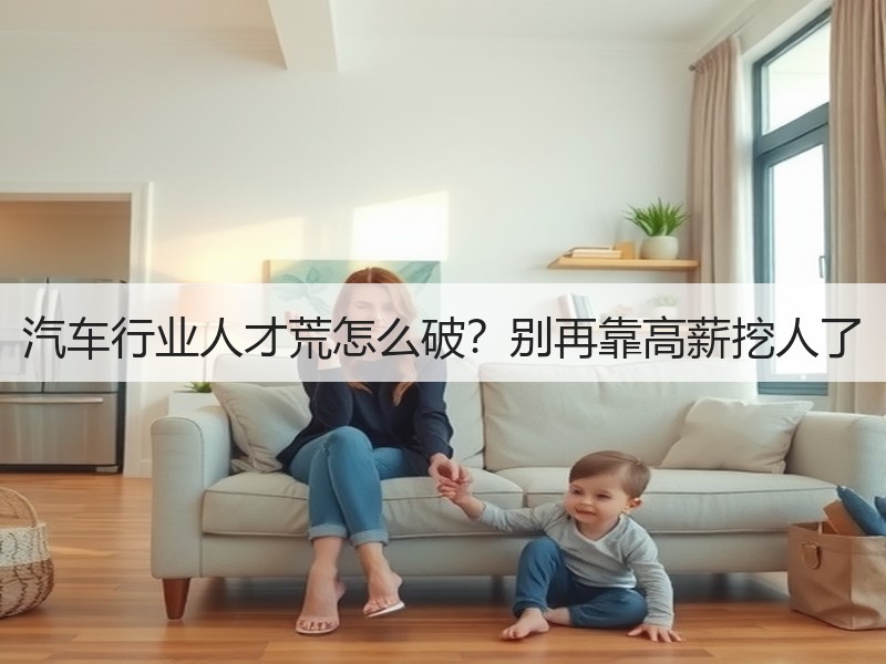 汽车行业人才荒怎么破？别再靠高薪挖人了