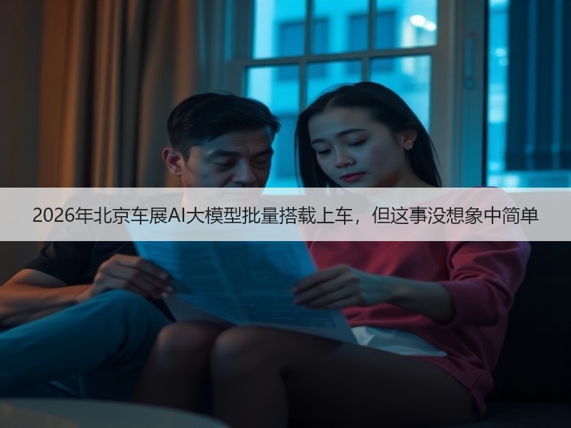 2026年北京车展AI大模型批量搭载上车