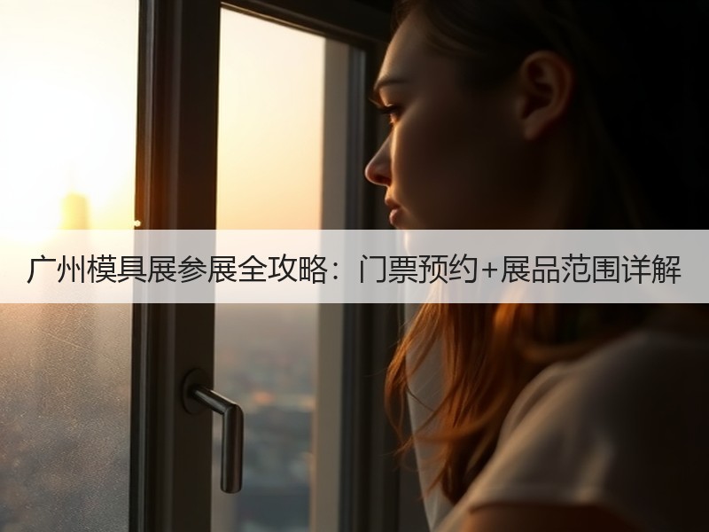 广州模具展参展全攻略：门票预约+展品范围
