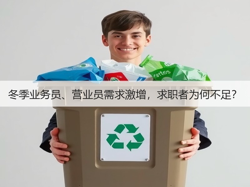 冬季业务员、营业员需求激增，求职者为何不