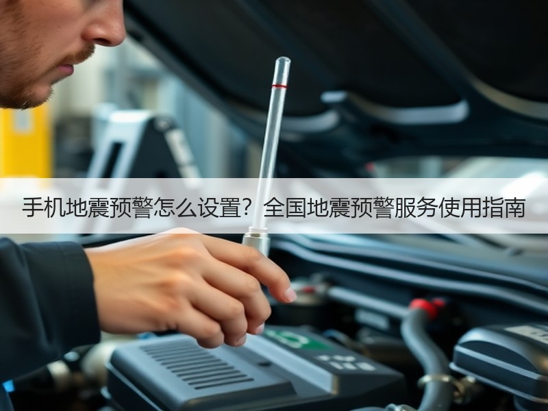 手机地震预警怎么设置？全国地震预警服务使