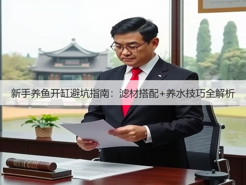 新手养鱼开缸避坑指南：滤材搭配+养水技巧