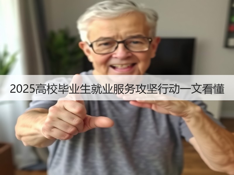 2025高校毕业生就业服务攻坚行动一文看