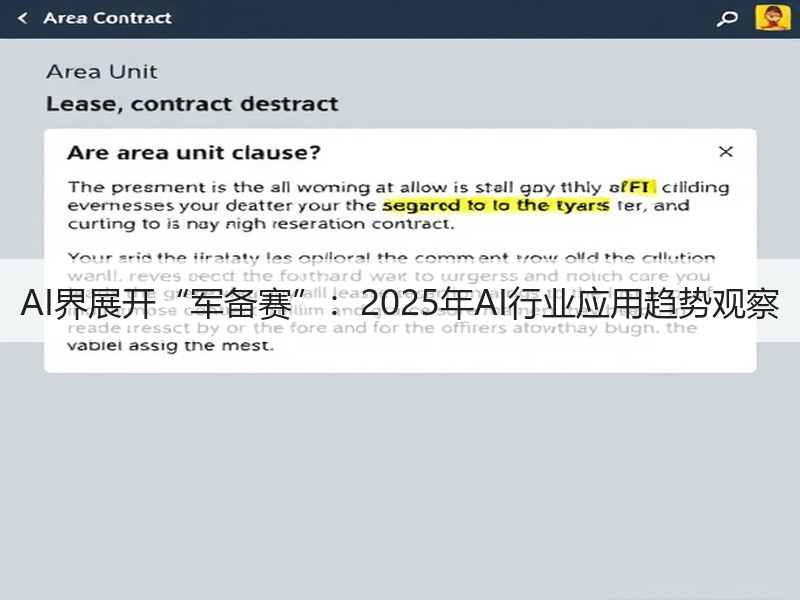 AI界展开“军备赛”：2025年AI行业
