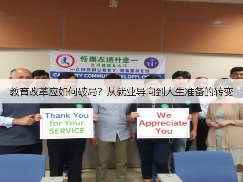 教育改革应如何破局？从就业导向到人生准备