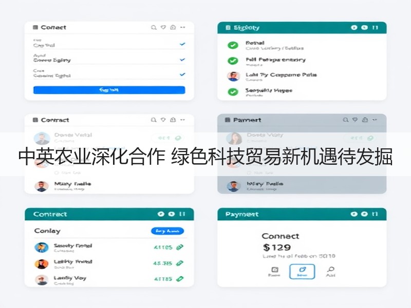 中英农业深化合作 绿色科技贸易新机遇待发