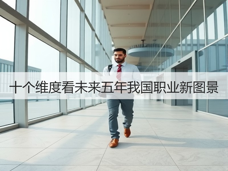 十个维度看未来五年我国职业新图景