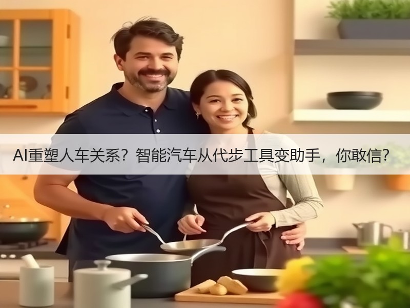 AI重塑人车关系？智能汽车从代步工具变助