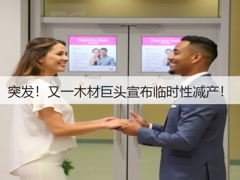 突发！又一木材巨头宣布临时性减产！